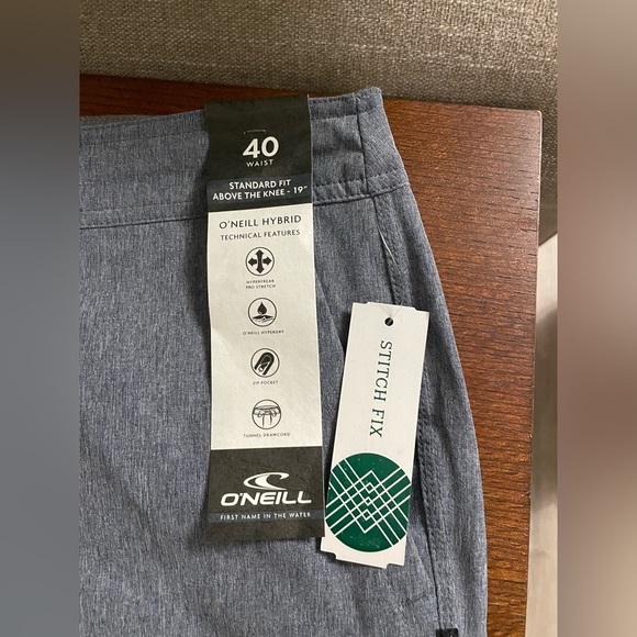 Blue Gray - O’Neill Men’s hybrid Shorts. - Picture 2 of 4